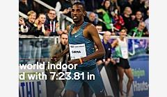 埃塞俄比亚选手吉尔马打破男子室内3000米世界纪录