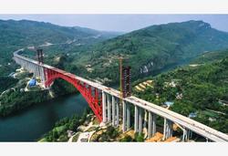 德余高速乌江特大桥建设进入冲刺阶段