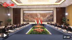 独家视频丨习近平同塔吉克斯坦总统拉赫蒙会谈