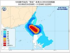 台风“苏拉”或于9月1日登陆闽南至粤东沿海 “海葵”将向西北方向移动 