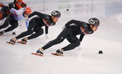 中国杯短道速滑精英联赛（呼和浩特站）：刘少昂、公俐分获男、女1000米冠军