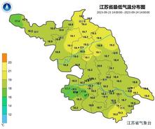 今夜到明天江苏北部阴雨持续，26日天气逐渐转好