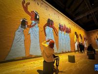 大埃及博物馆举办图坦卡蒙沉浸式展览