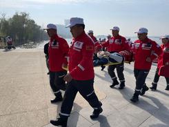 生命至上！水陆空“大救援” 盐淮两地红十字联动演练在盐举行