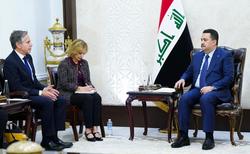 美国国务卿布林肯与伊拉克总理苏达尼举行会晤