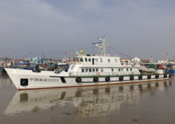 射阳县300吨级渔政执法船顺利交付使用