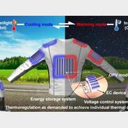 南开大学研发仅用太阳光驱动的全天候自持续人体热管理衣物