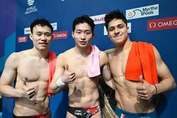 中国队包揽世锦赛男子三米板冠亚军