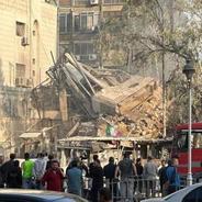 现场直击｜爆炸、浓烟与废墟——伊朗驻叙使馆领事部门建筑遭袭