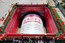 高铁地下穿，岛城空中建！“中国城市高铁第一隧”苏州开掘