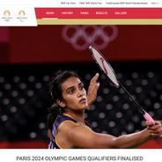 巴黎奥运会|世界羽联公布巴黎奥运会参赛资格名单