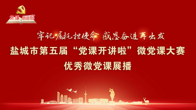 盐城市第五届“党课开讲啦”微党课大赛优秀微党课展播