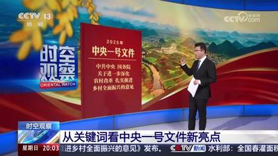 3、从关键词看中央一号文件新亮点